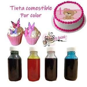 Tinta comestible por color